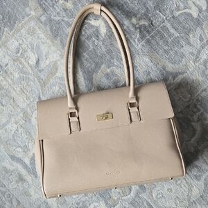 Lovevook Elegant Beige Gold 16 Inch Laptop Handbag